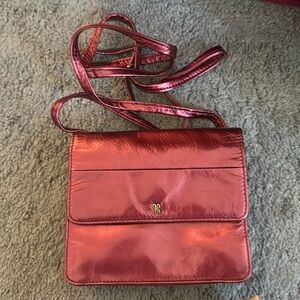 NWOT!! HOBO Mini Crossbody in Metallic Plum